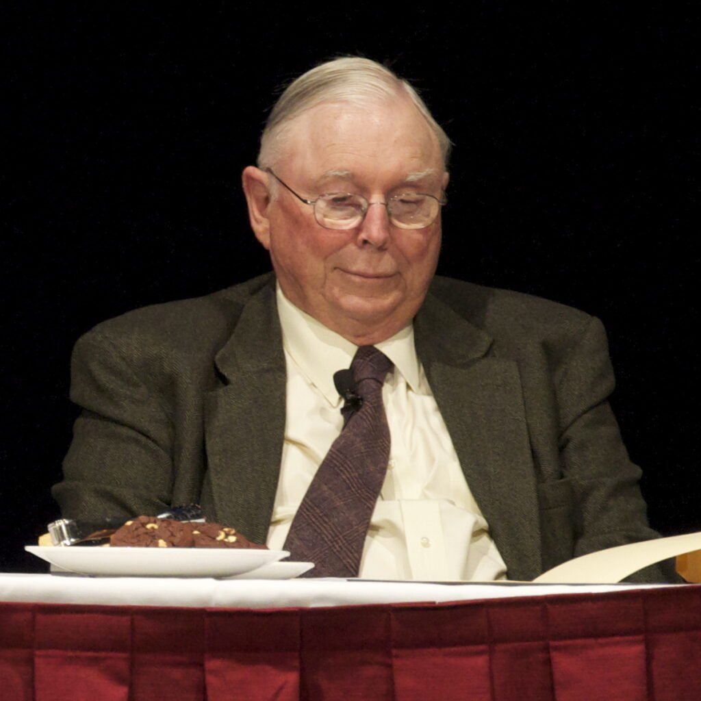 Charles Thomas „Charlie“ Munger bei Berkshire Hathaways Hauptversammlung in 2010